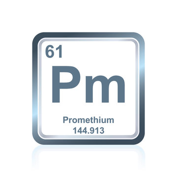 Chemical element promethium from the Periodic Table