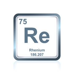 Chemical element rhenium from the Periodic Table