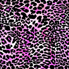 Fashion leopard exotic seamless pattern.
