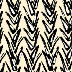 Seamless repeating textile, ink brush strokes pattern in doodle grunge texture style.Handdrawn trendy design, watercolor blotted background for a logo, cards, invitations, posters, banners.