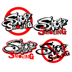 Stop smoking motivation inscription health service conсept.