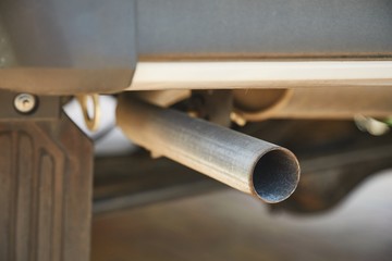 Exhaust Pipe Closeuo