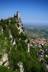 San Marino is a small country located on the Italian peninsula.  The city become the oldest republic in Europe.