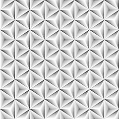 Obraz premium Seamless Monochrome Pattern. Grungy Geometric Shapes Tiling.