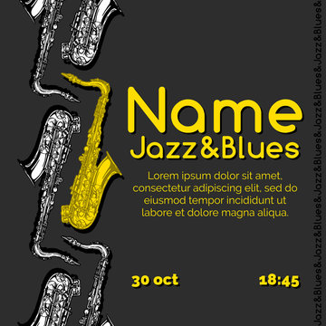 Jazz and blues poster