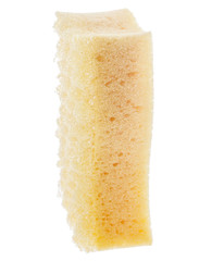 Yellow sponge isolated