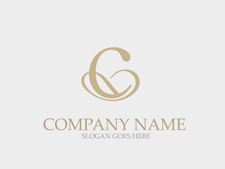 Elegant letter C Monogram Logo Design