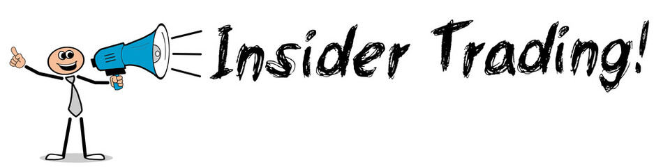 Insider Trading! / Mann mit Megafon