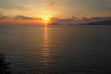 Sunset in Koh Li-pe, Thailand