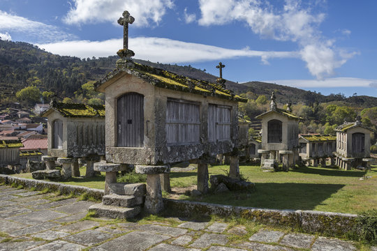 Old Granaries at Lindoso - Portugal