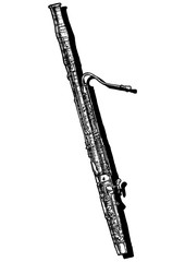 illustration of bassoon