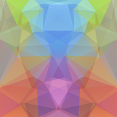 Obraz premium Abstract colorful mosaic background. Triangle geometric background. Design elements. Vector illustration