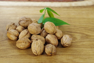  dry brown walnuts