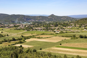 Fototapeta na wymiar Landschaft in der Ardeche, Südfrankreich