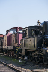 Plakat Dampflokomotive