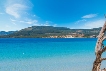 Blue sea in Alghero