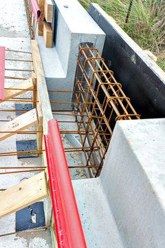 coffrage avant de couler le b&eacute;ton