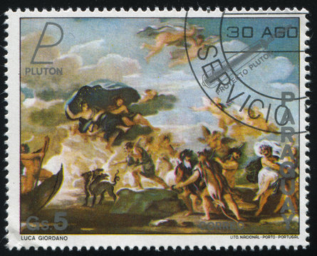 Pluto and Prosperpine by luca Giordano