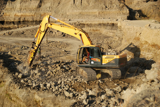 Digger Excavator, Heavy Machinery