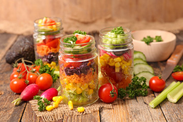 healthy vegetarian salad