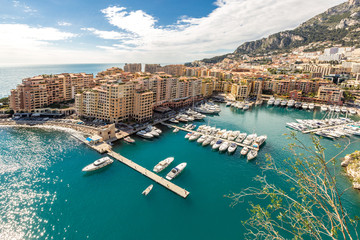 Paysage urbain de Monaco Fontvieille
