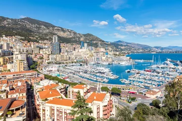 Papier Peint photo Lavable Ville sur leau Monaco Monte Carlo