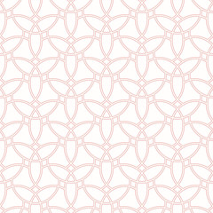 Fototapeta premium Seamless pink ornament in arabian style. Geometric abstract background. Pattern for wallpapers and backgrounds