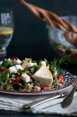 artichoke and buckwheat salad