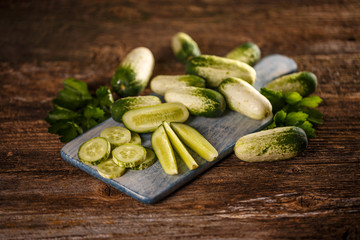 Composition of fresh cucumbers