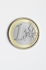 European one euro coin