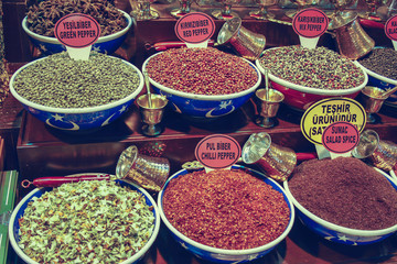 Cooking spices on sale at market