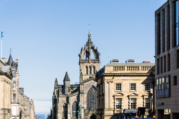 antique church building in Edinburgh, Scotland