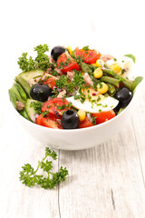 fresh vegetable salad