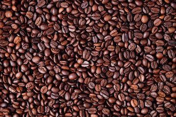 Fototapeta premium Brown coffee bean background