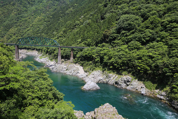 徳島県三好市　大歩危峡