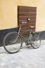 Old Bike in Old Town; Stockholm