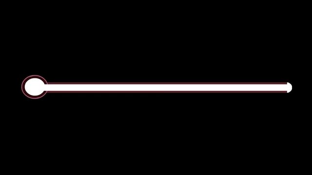 Laser Beam 2D Animation Alpha Channel