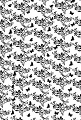 Muster mit Blumenmotiv