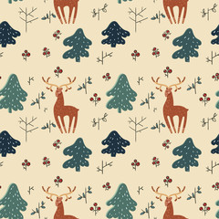 Паттерн с оленями