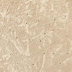 patern on the Sand of Small crab holes