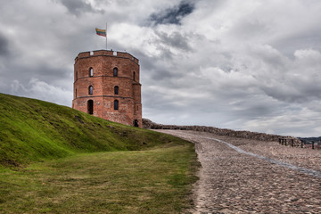 Gediminas' Tower in  Vilnius, Lithuania