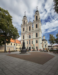 Church in in Vilnius, Lithuania