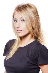 Naklejka premium blond woman posing