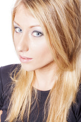Naklejka premium blond woman posing