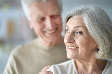 Portrait of happy senior couple