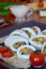stuffed squid
