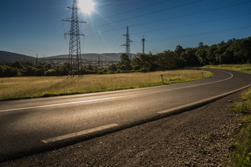 Interesting Power Plant and road