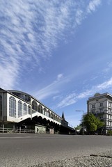 The train station Goerlitzer Bahnhof in Kreuzberg, Berlin