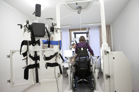 ELDERLY PERSON IN REHABILITATION