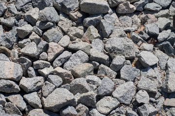 Background of stones. View from above